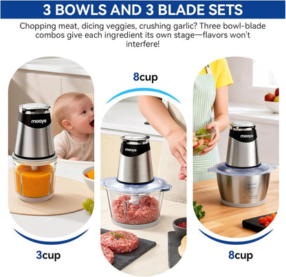 Food Processor Chopper Meat Grinder
