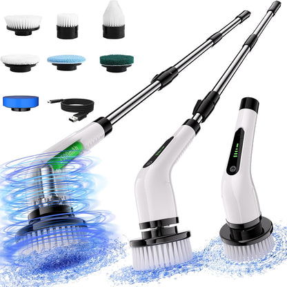 Electric Spin Scrubber With 7 Brush