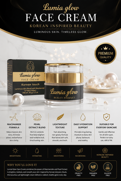 Lumia Glow Luminous Skin Cream with Niacinamide & Pearl Extract